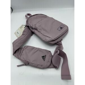 Adidas NWT lilac Essentials 2 Sling Crossbody bag